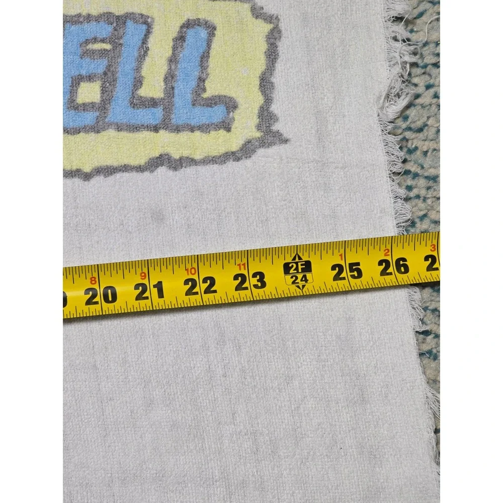 Mirage Studios TMNT Beach Towel Unisex OS‎ White 1989 Kick Some Shell Retro (A)
